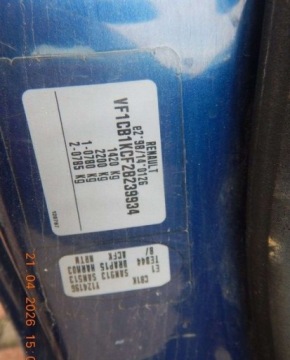 Renault Clio II Hatchback 1.2 60KM 2003 Renault Clio Renault Clio 1.2 Free 1.1 Benzyna 60KM, zdjęcie 12