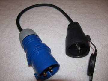 adapter gniazdo kempingowe przyczepy kamper namiot
