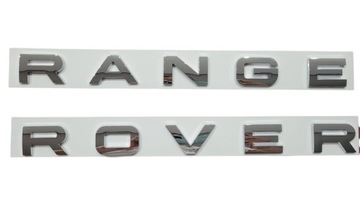 Emblemat Range Rover Srebrny (Silver Glossy)