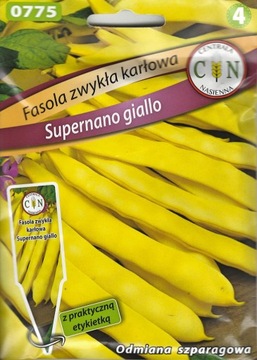 Fasola Supernano giallo szparagowa b.smaczna