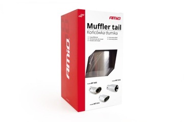 Насадка глушителя Хромированная нержавеющая сталь 018