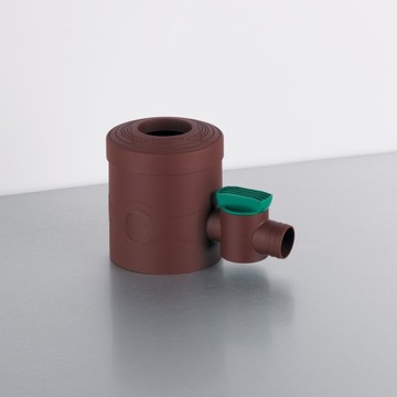 УЛОВИТЕЛЬ ДОЖДЕВОЙ ВОДЫ С КЛАПАНОМ И КОРИЧНЕВЫМ ФИЛЬТРОМ