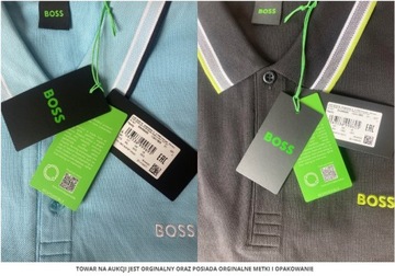 KOSZULKA POLO MĘSKA HUGO BOSS ODDYCHAJĄCA WYGODNA