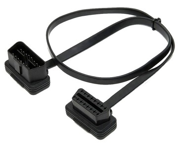 Универсальный удлинитель OBD2 16 PIN Slim 60 см + переключатель