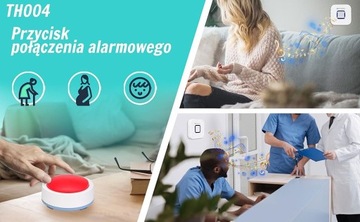 Retekess TH004 Bezprzewodowy pager opiekuna Alarm wezwania dla seniorów