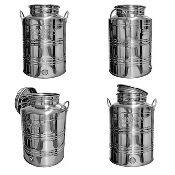 БОЧКА НЕРЖАВЕЮЩАЯ СТАЛЬ INOX лейка canka 25л для самогонного дистиллята сока