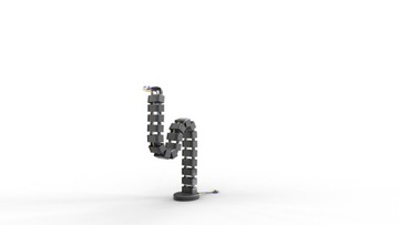 Скелетный кабельный органайзер Spacetronik SPK-188B Изменение длины