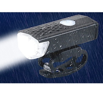 НАБОР ВЕЛОСИПЕДНЫХ ФОНАРОВ LED USB ЛАМПА 300 ЛМ ПЕРЕДНИЙ + ЗАДНИЙ НАБОР ФОНАРОВ