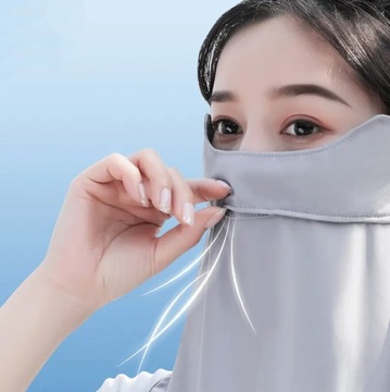 Summer Sun Protection Mask for Women Summer Breathable Face Cover Anti-UV