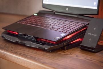 ОХЛАЖДАЮЩАЯ ПОДСТАВКА ДЛЯ НОУТБУКА 12–17 ДЮЙМОВ СВЕРХПРОЧНАЯ ПОДСТАВКА