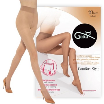 Rajstopy Gatta Comfort style 20 den 3-M VISONE