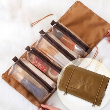 ЖЕНСКАЯ КОСМЕТИЧЕСКАЯ СУМКА ВМЕСТИТЕЛЬНАЯ СУМКА-ОРГАНИЗАТОР