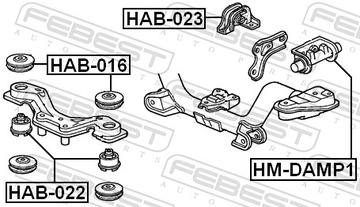 FEBEST HM-DAMP1 LOŽISKO MECHANIZMUS DIFERENCIÁL