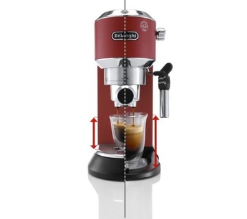 Кофемашина для эспрессо De'Longhi EC685.R Dedica Style, красная