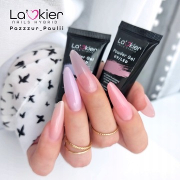 Набор AKRYLOŻEL 30 мл La'kier POWDER GEL + формочки