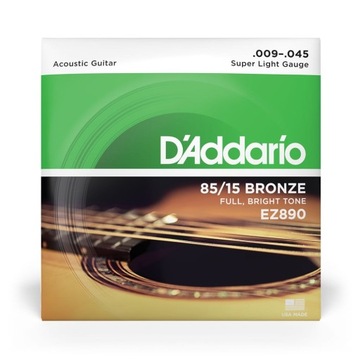 D'Addario EZ 890 struny do gitary akustycznej 9-45