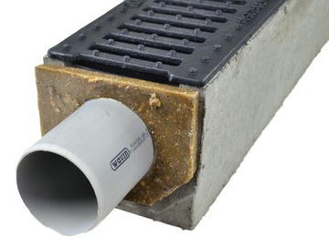 Конкретный желоб усиливая поток воды ДН100 К250 13кс14кс100 канала решетки литого железа