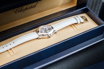 CHOPARD HAPPY SPORT LADY 5291 QUARTZ DIAMONDS 18K GOLD 30MM/KPL.