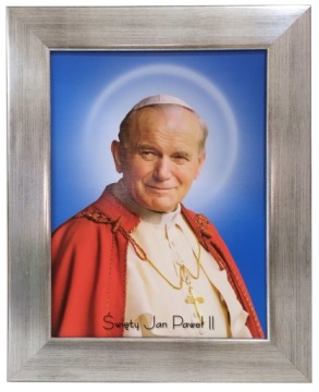 OBRAZ ŚWIĘTEGO PAPIEŻA JANA PAWŁA II 40X50 WOJTYŁA