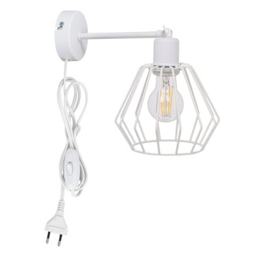 Настенная лампа настенной лампы с помощью светодиодного плагина