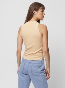 Женский базовый топ в полоску - желтый OUTHORN