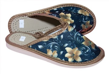 ДЕШЕВЫЕ ДОМОВЫЕ ТАПОЧКИ, ВЫКРОЙКА LOWICKI, размер 39