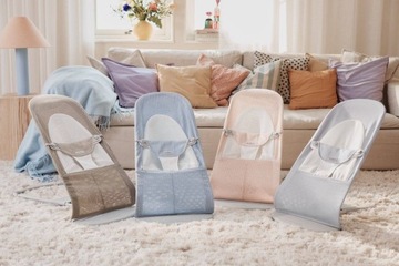 BABYBJORN BALANCE SOFT MESH шезлонг - синий/B