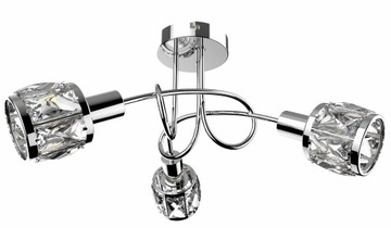 LAMPA WISZĄCA SUFITOWA ŻYRANDOL PLAFON KRYSZTAŁKI