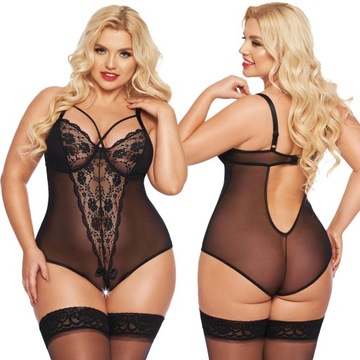 Amanda Seksowne Body z Dziurką SoftLine 1891 XL