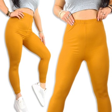 LEGGINSY BAMBUSOWE leginsy spodnie KOLORY - L/XL