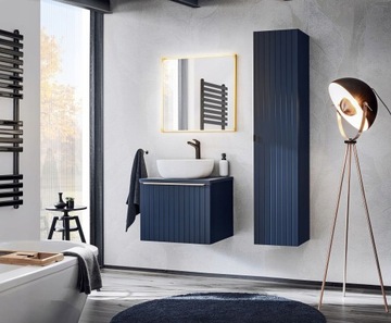 Столешница для шкафа в ванную SANTA FE DEEP BLUE, 80 см
