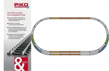 PIKO A-Gleis Zestaw Torów Modelowych E 55340