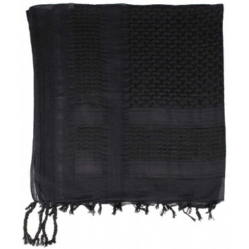 Arafatka chusta kefija ochronna bandana MFH Shemagh 110 x 110 cm czarna