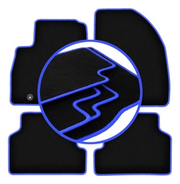 Koberce do auta Blue pro: Ford Focus MK2 kombi, sedan, hatchback 2004-2