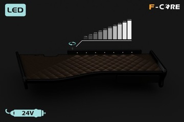 Półka TIR MERCEDES ACTROS MP 3 03-10 eko-skóra pik