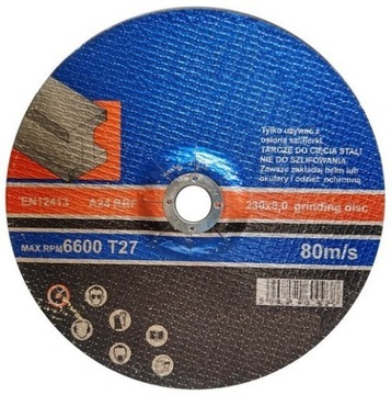 Tarcza do cięcia metalu 230x8,0 tarcze