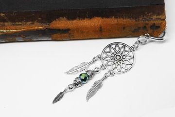 ЗАКЛАДКА, ловец снов, ГЕМАТИТ, перо