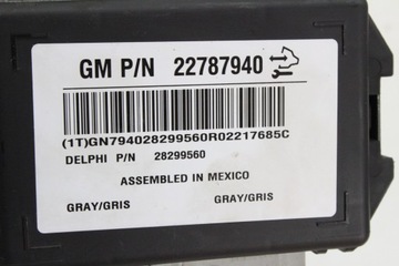 MODUL POHODĚ OPEL ANTARA 22787940 2.2L DIESEL 120KW 2012