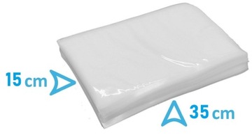 Worki próżniowe gładkie - worki 15 cm x 35 cm spożywcze PAPE 100szt