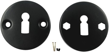 BISZKOPT ROZETA DOLNA CZARNA KLUCZ KLAMKA