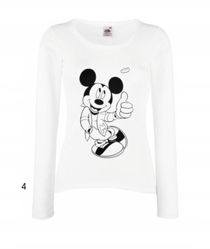 BLUZKA DAMSKA WZORY MYSZKA MIKI MICKEY MOUSE