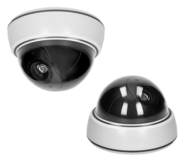 ATRAPA KAMERY KOPUŁKOWEJ CCTV WEWNĘTRZNA PODCZERWIEŃ LED