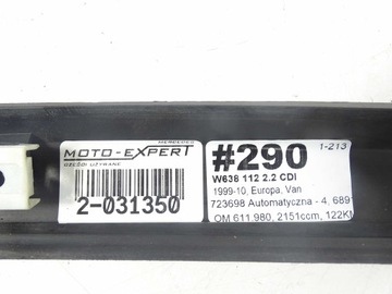 MERCEDES VITO W638 LIŠTA OKNO ČELNÍ LEVÝ