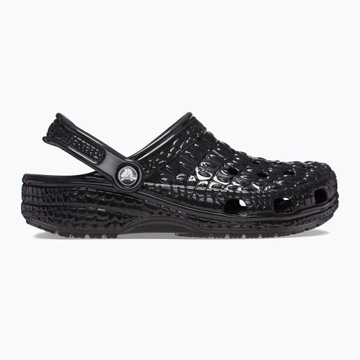 Klapki Crocs Classic Metallic Crocskin black 39-40 EU