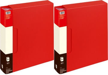 Album ofertowy Grand 9008A A4 80 koszulek czerwony x2