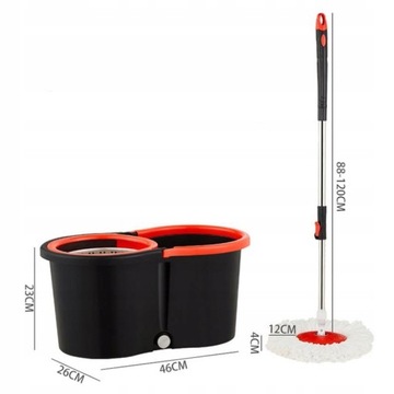 ПОВОРОТНАЯ ШВАБРА 360 SPIN TURBO 3 в 1 КРЫШКИ