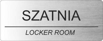 Табличка на дверь - ЛЮБОЕ СОДЕРЖАНИЕ - СТАЛЬ - 20x8 см