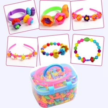 Набор для рукоделия из 550 бусин Pop Beads