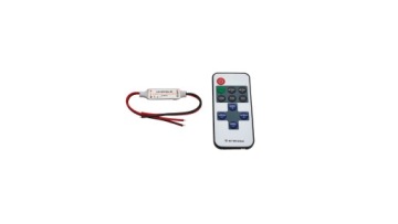 Ściemniacz LED 12V 72W 11 przycisków pilot RF+wtyk