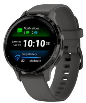 Smartwatch sportowy Garmin Venu 3S Szary Czarny 010-02785-00